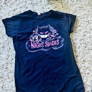 Night shades Pokémon collectable ganger women’s cartoon T-shirt tee
